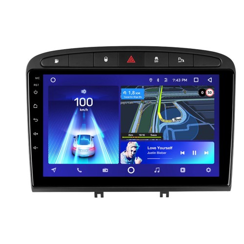 Штатная магнитола Teyes X1 Wi-Fi + 4G Peugeot 408 1 T7 2012-2020 / Peugeot 308 2007-2015 9&quot; (2+32Gb)