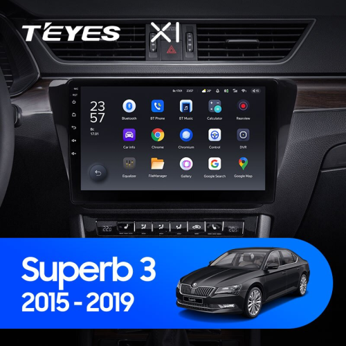Штатная магнитола Teyes X1 Wi-Fi Skoda Superb 3 2015-2019