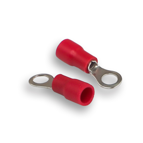 Клемма монтажная Aura ATR-1542 клемма кольцевая, красная (1 шт)