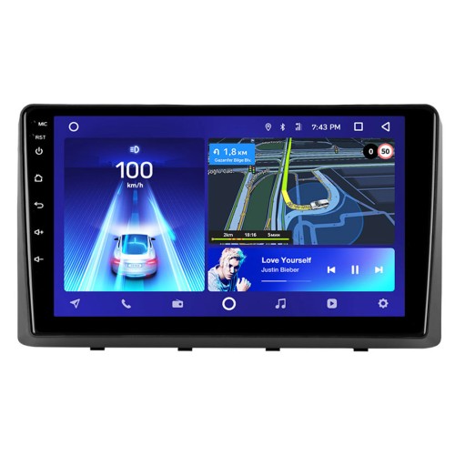Штатная магнитола Teyes X1 Wi-Fi + 4G Kia Carnival 3 YP 2014-2021 9" (F2) (2+32Gb) (Вариант A) авто с монохромным дисплеем
