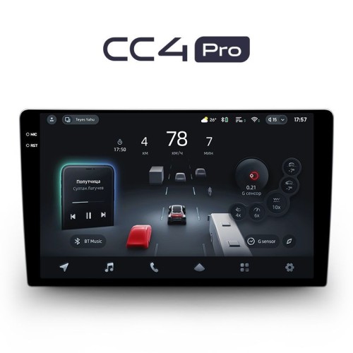 Штатная магнитола Teyes Тиайс CC4 PRO Mitsubishi Outlander 3 III GF0W GF0W GG0W 2018-2021 10.2"