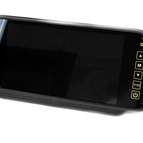 Зеркало заднего вида со встроенным 7-ми дюймовым цветным широкоформатным экраном