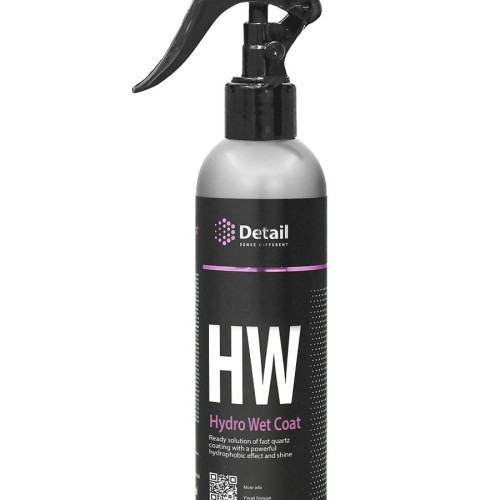 DETAIL "Hydro Wet Coat" - кварцевое покрытие для кузова 250мл