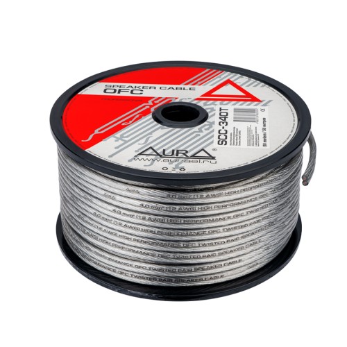 Акустический кабель AuRa SCC-340T 2*4mm (12Ga) 1м