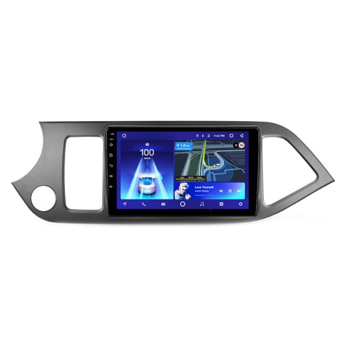Штатная магнитола Teyes X1 Wi-Fi + 4G Kia Morning 2011-2017 9" (2+32Gb)