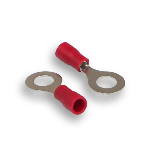 Клемма монтажная Aura ATR-1564 клемма кольцевая, красная (1 шт)
