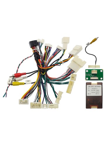 Комплект проводов для установки в Toyota Land Cruiser Prado 2002 - 2009 (для любой комплектации авто)