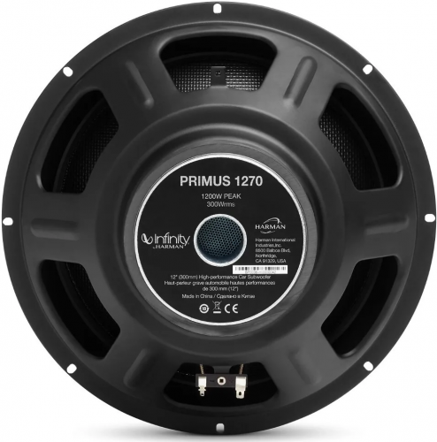Пассивный автомобильный сабвуферный динамик Infinity Primus 1270