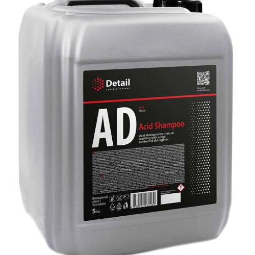 DETAIL &quot;Acid Shampoo&quot; - кислотный шампунь для ручной мойки авто 5л