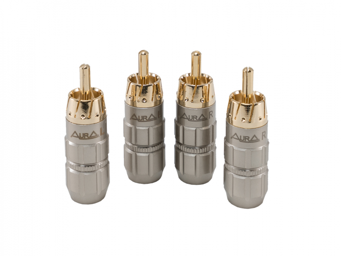 RCA-коннектор AuRa RCA-P619 (4 шт)