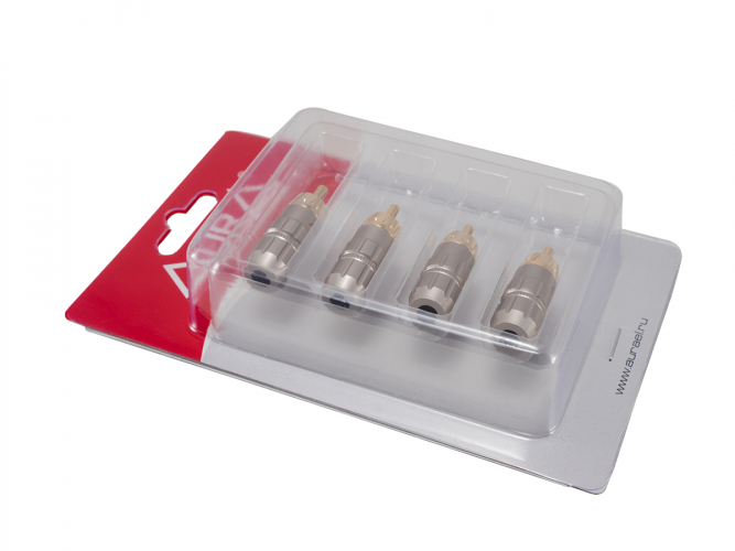RCA-коннектор AuRa RCA-P619 (4 шт)