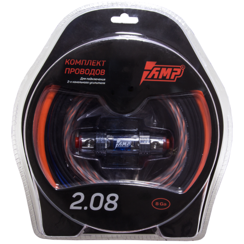 Установочный набор AMP 2.08 (CCA) для 2х канального усилителя