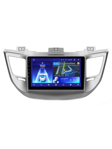 Штатная магнитола Teyes CC3 2K Hyundai Tucson 3 (Left hand drive) 2015-2018 9" (Вариант А) авто без штатной навигации