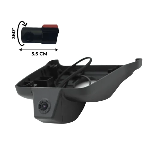 Штатный двухканальный видеорегистратор RedPower DVR-TOY2-G DUAL для Toyota LC Prado 150 с ассистентом дальнего света (2017+)
