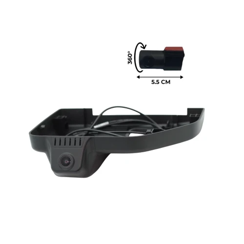 Штатный двухканальный видеорегистратор RedPower DVR-TOY16-G DUAL для Toyota Land Cruiser 300 и Lexus LX 600-700 с штатным ассистентом дальнего света (2025+ рестайлинг)