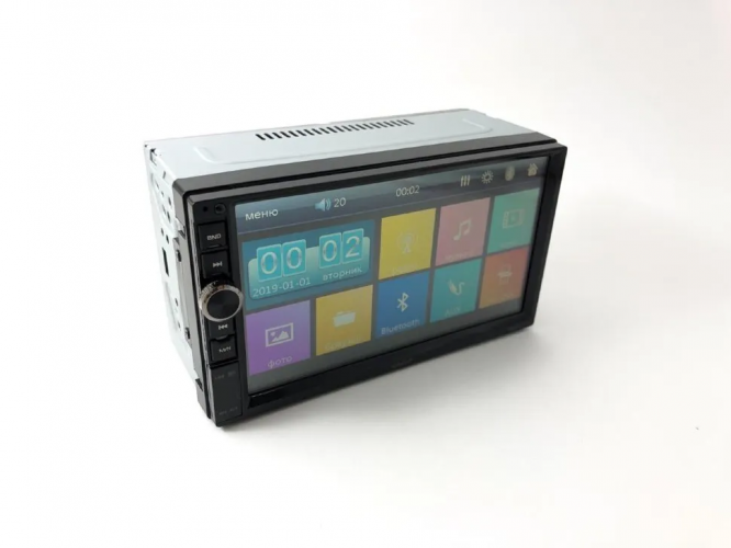 Магнитола (головное устройство) 2Din Eplutus CA711, 7" LCD HD сенсорный, 800 х 480, MP4/MP5, MP3, SD,USB, AUX, Bluetooth 4.0