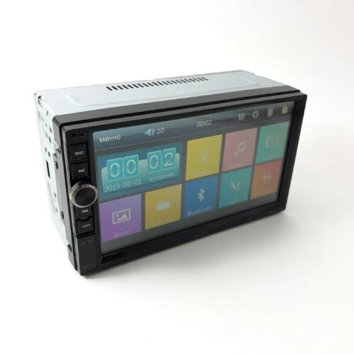 Магнитола (головное устройство) 2Din Eplutus CA711, 7" LCD HD сенсорный, 800 х 480, MP4/MP5, MP3, SD,USB, AUX, Bluetooth 4.0