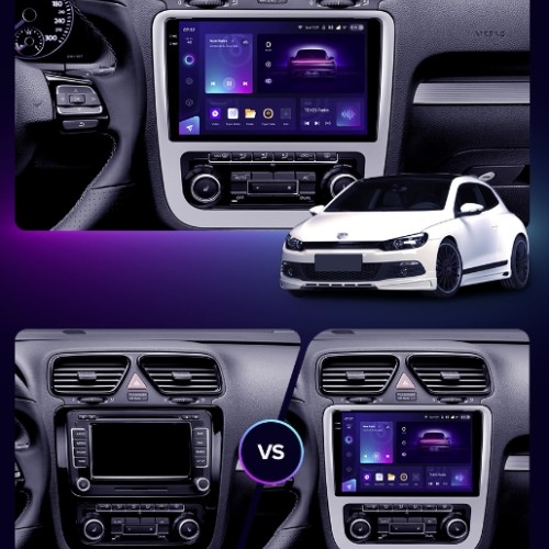 Штатная магнитола Teyes CC3 2K для Volkswagen Scirocco 3 III Mk3 2008-2014 9" (F3)