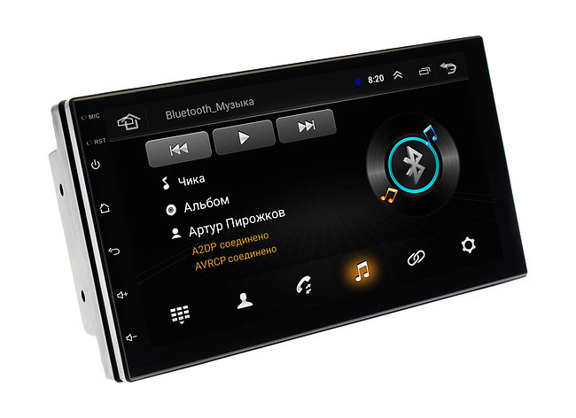 Магнитола (головное устройство) 2Din Wide Media LC7001-ON-1/16