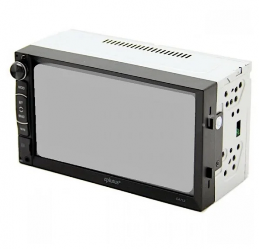 Магнитола (головное устройство) 2Din Eplutus CA712, 7" LCD сенсорный, 800 х 480, MP4/MP5, MP3, SD, USB, AUX, FM, Bluetooth 5.0