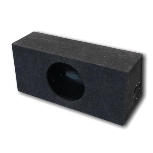 Короб под сабвуфер люкс 12&quot; (30см) с трубой 110 мм черный 65L