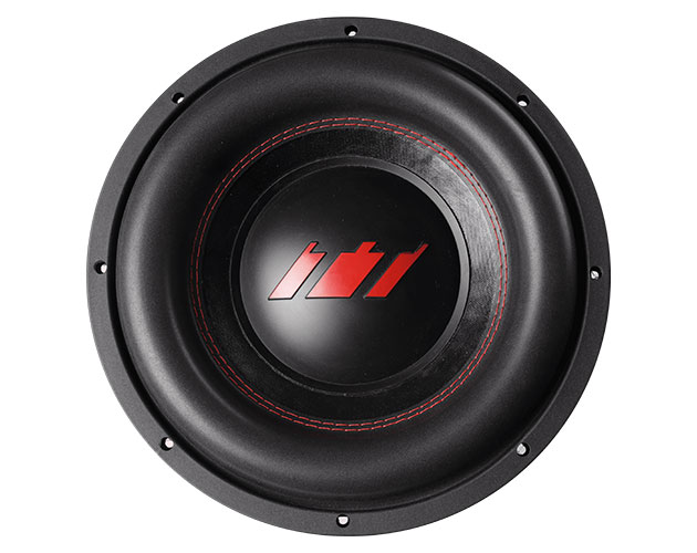 Пассивный автомобильный сабвуферный динамик УРАЛ TT 12 красный