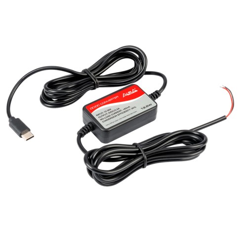 Зарядный кабель AuRa TPA-U033 USB Type-C адаптер для DVR, Camera, GPS