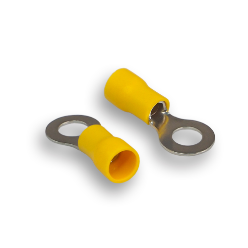 Клемма монтажная Aura ATR-6064 клемма кольцевая, жёлтая (1 шт)