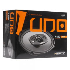 Hertz Uno X 690 4-х полосная коаксиальная акустика 15*22,5 см (пара)