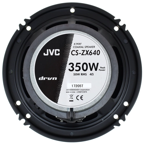 JVC CS-ZX640 4-х полосная коаксиальная акустика 16,5 см (пара)
