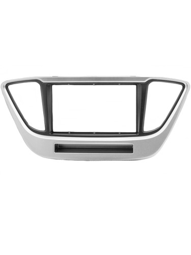 Переходная рамка для установки автомагнитолы Carav Hyundai Accent, Solaris, Verna 2017+ 2Din (11-784)