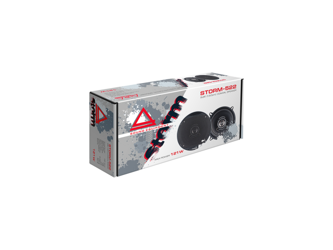 AURA STORM-522 2-х полосная коаксиальная акустика 13 см (пара)