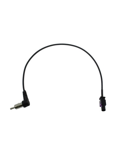 ISO-переходник на антенну для VW,Opel,Skoda,BMW,Fiat,Seat,Renault длинный угловой (без питания)