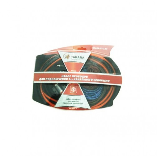 Комплект для подключения 2-х канального усилителя TAKARA KIT-2.80