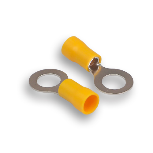 Клемма монтажная Aura ATR-6085 клемма кольцевая, жёлтая (1 шт)