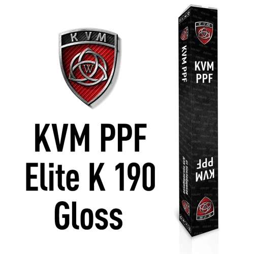 Антигравийная полиуретановая глянцевая пленка KVM TPU PPF Elite K 190 Gloss 1пог. м, ширина 1,52м (190 микрон)