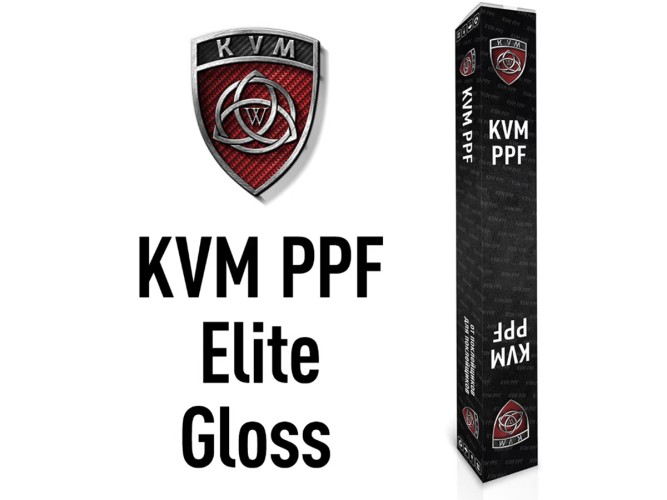 Антигравийная полиуретановая глянцевая пленка KVM TPU PPF Elite 190 Gloss 1пог. м, ширина 1,83м (190 микрон)