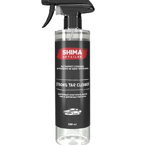 Shima Detailer Strong Tar Cleaner - очиститель битума и смол , дорожных реагентов 500 мл
