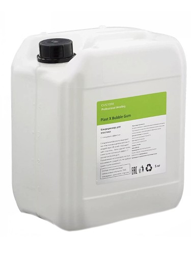 Custom "Plast X" - молочко с глянцевым эффектом для пластиковых деталей 5кг с ароматом жевательной резинки