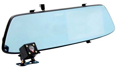 Видеорегистратор-зеркало с 2-я камерами Full HD Eplutus D06