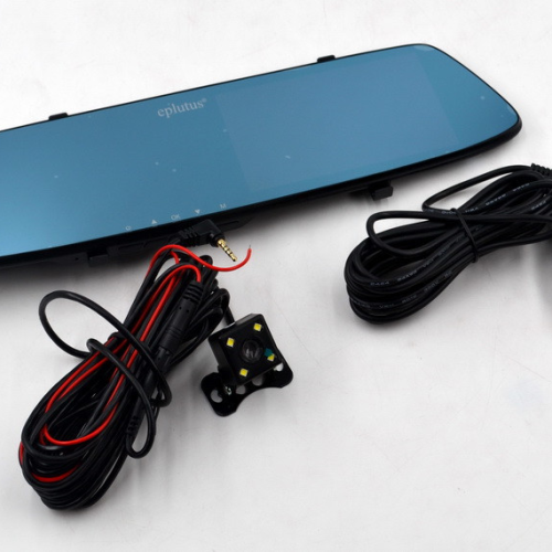 Видеорегистратор-зеркало с 2-я камерами Full HD Eplutus D06