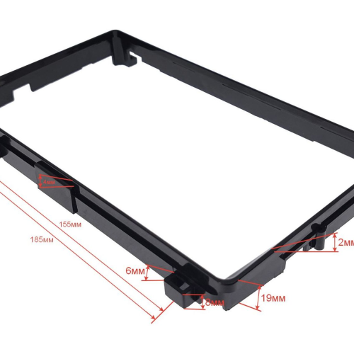 Рамка для установки в Toyota 9" дисплея (универсальная) 230 x 130мм