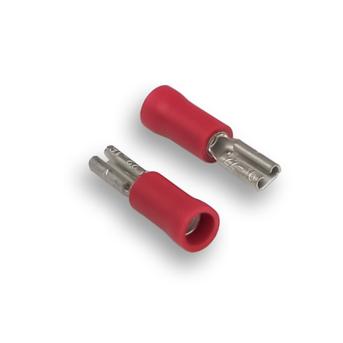 Клемма монтажная Aura ATS-1528 &quot;мама&quot;, красная (1 шт)