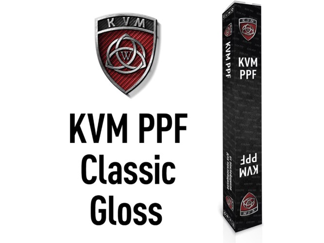Антигравийная полиуретановая глянцевая пленка KVM TPU PPF Classic Gloss 1пог. м, ширина 1,52м