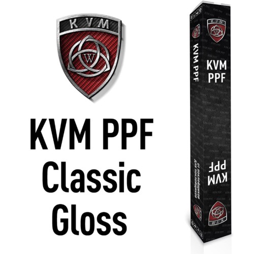 Антигравийная полиуретановая глянцевая пленка KVM TPU PPF Classic Gloss 1пог. м, ширина 1,52м