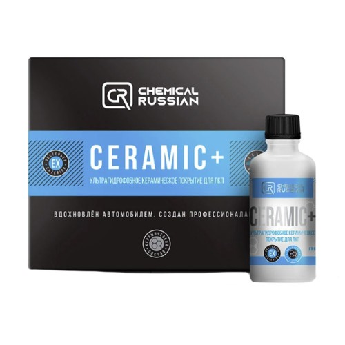 Chemical Russian Ceramic+ - ультрагидрофобное керамическое покрытие для ЛКП, 50 мл