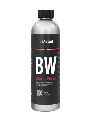 DETAIL "Black Wheel" - гелевый глянцевый чернитель шин 500мл