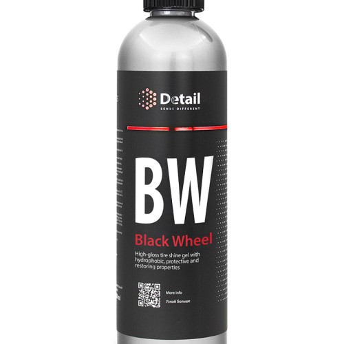 DETAIL &quot;Black Wheel&quot; - гелевый глянцевый чернитель шин 500мл