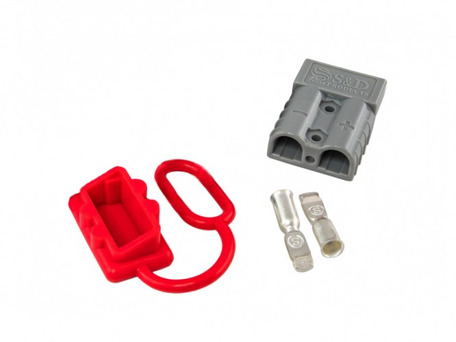 Разъём быстрого подключения Aura BTP-QD6G, серый (комплект)