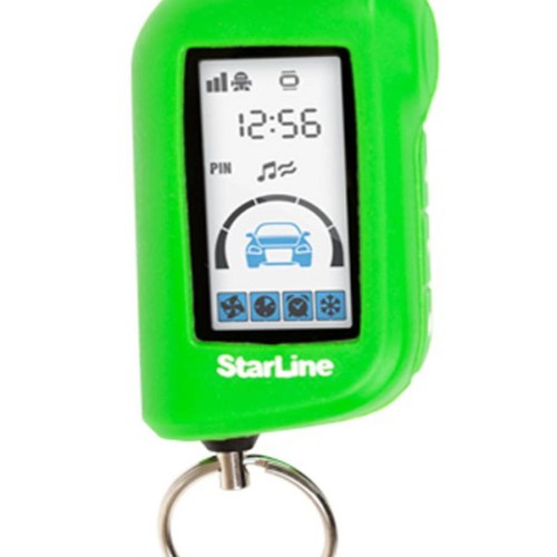 Чехол силиконовый для брелка StarLine A63/A93 зеленый